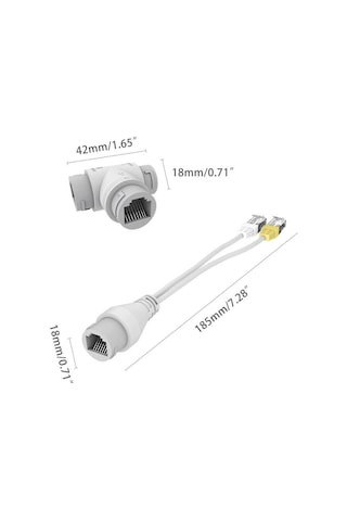 Electroon 2in1 Poe Splitter Kablo Poe Ayırıcı
