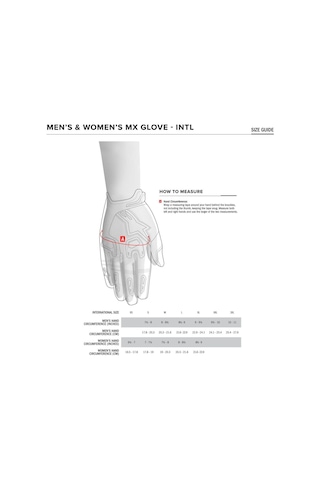 Alpinestars Full Bore Korumalı Kros Motosiklet Eldiveni Kırmızı Siyah