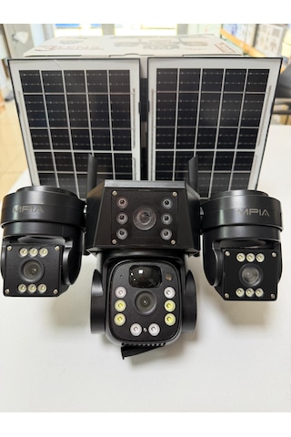 Mpıa Maro Çift Solar Wifi 12mp 3 Lensi Akıllı Güvenlik Kamerası