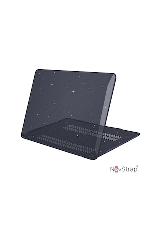 Novstrap Apple Uyumlu MacBook Pro 16 İnç M3/m3 Pro/m3 Max A2991 İle Parlak Simli Kılıf Sert Glitter Karışık Çok Renkli