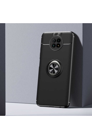 Xiaomi Redmi Note 9T Kılıf Zore Ravel Yüzüklü Silikon Kılıf