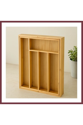 Storeşahin Bambu Çekmece Kaşıklık 7 Bölmeli Çok Amaçlı Organizer Shn0720