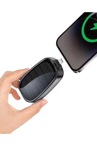 Mini Güneş Enerjili Powerbank Cep Tipi Acil Şarj Cihazı Belirtilmemiş