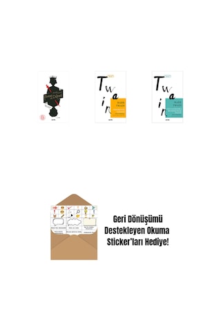 Prens Ve Dilenci + Esrarengiz Yabancı + Çifte Kavrulmuş Bir Dedektiflik Öyküsü + Okuma Sticker'ları