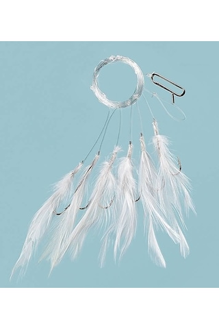 Fladen Beyaz Tüylü 6 Köstek Hazır Takım