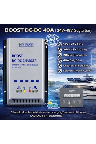 Havanesis Boost Dcdc-2448-40 24v 48v 40a Boost Dc-dc Şarj Cihazı