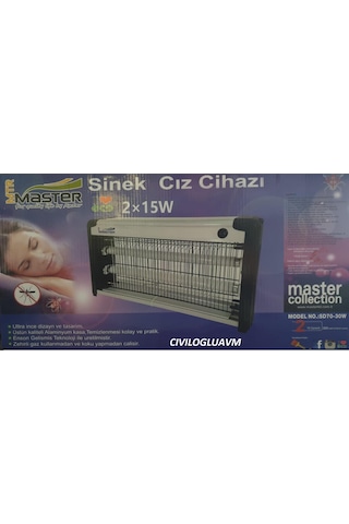 MASTER SD70-30W 2X15W SİNEK CIZ CİHAZI SİNEK ÖLDÜRÜCÜ MASTER SD70-30W 2X15W SİNEK CIZ CİHAZI SİNEK ÖLDÜRÜCÜ