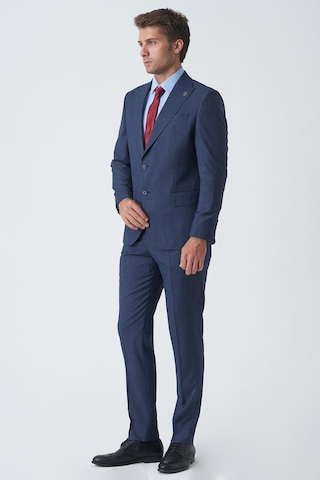 White Stone Edinburgh T2464 Slim Fit 6 Drop Likralı Takım Elbise Desenli-desenli Çok Renkli