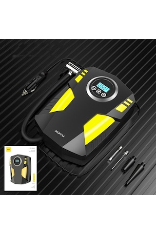 Mufunye 12v Araç Lastik Pompa, Akıllı Sayısal Göstergeli, Otomatik Şarj Cihazı - St-5002 Sürüş Yolu Paketi