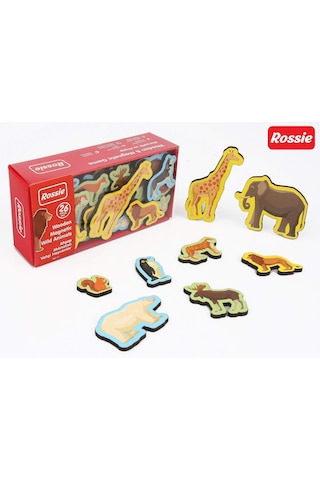 Rossie Mıknatıslı Ahşap Vahşi Hayvanlar