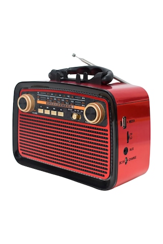 Kbroad KTF-1467 Fener Işıklı Şarjlı Nostalji Radyo Bluetooth Hoparlör