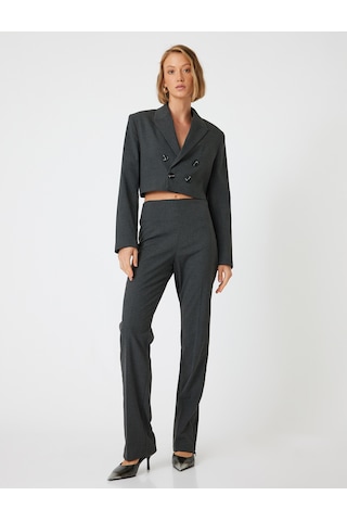Koton Kumaş Pantolon Slim Fit Antrasit 5wak40028uw Antrasit