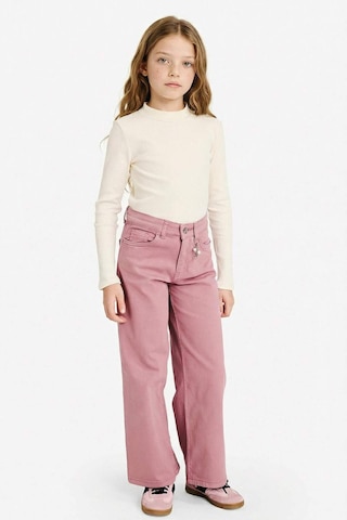 Defacto Kız Çocuk 90s Wide Leg Gabardin Pantolon G6013a825aubr82 Bordo-br82