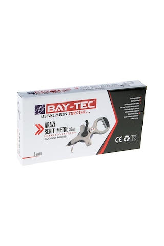 Bay- Tec Arazi Şerit Metre 30 M x 12.5 Mm