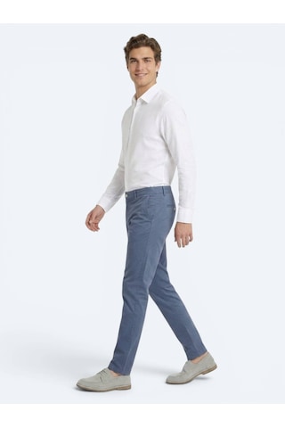 Kip Açık Mavi Dokuma Jogging Fit Casual Pamuk Karışımlı Pantolon