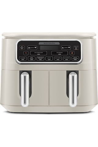 Karaca Air Pro Cook Duo Ev Yemeği Xxxl 8 Kişilik Airfryer 4 + 4 L