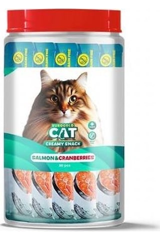 Eurogold Cat Somonlu Kızılcıklı Kedi Ödül Maması 30 x 15 G