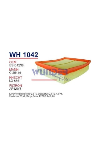 Wh 1042 Landrover-Range Rover - Freelander 2.5Td Esr 4238 Wh 1042 Landrover-Range Rover - Freelander 2.5Td Esr 4238