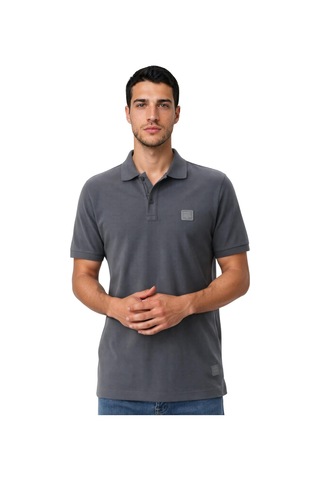 Arma Ar-ma Erkek Polo Yaka Tişört Baskisiz Basic Örme Kumaş Regular Fit %100 Pamuk 30/1 Çift Toplama Penye Pike Y31374358002 Gri-g3