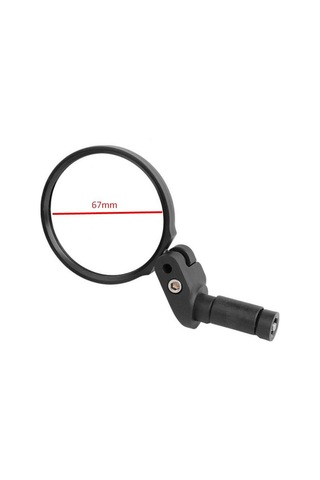 Xbyc 4010 Gidon İçine Takılan Bisiklet Aynası Ayarlanabilir Geniş Açılı Tümsek Ayna Vidalı Yuvarlak