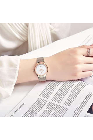 Siyah Naviforce Kadın Kuvars Saatler Moda Bayanlar Paslanmaz Çelik Lüks Elbiseler Kol Saati Saat