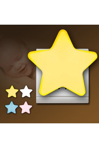 Suofeng Akıllı Işık Kontrollü Led Gece Lambası - 0.5w Tasarrufcu Usb Feneri - Sarı Işık Abd Şarj Aleti Diğer