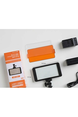 Gdx Pro Led 228 Bataryalı 2'li Sürekli Led Işık Seti