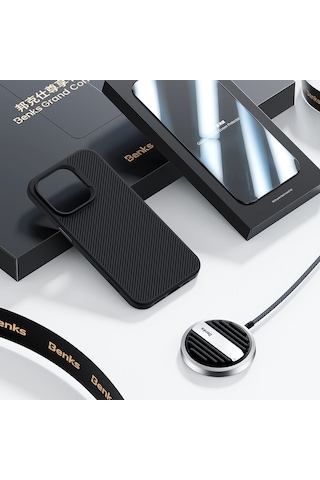 Benks MFM01 Apple Uyumlu iPhone 14 Pro Max Grand Combo 3in1 Set
