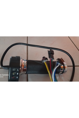 Yuki Lotus-midilli-orion Uyumlu E-bike Gaz Kolu Takımı Siyah