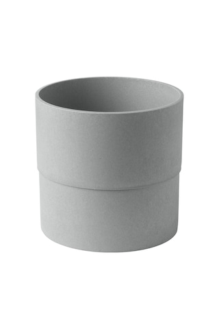 Plastik Saksı, Gri, 19 Cm 9X15 Cm Körüklü-20 Adet