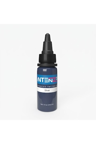 Intenze Silver Gümüş Gri Dövme Boyası 1oz - 30ml