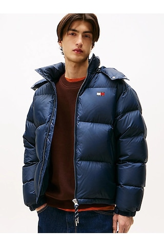 Tommy Hilfiger Tjm Alaska Down Puffer Ext Erkek Mavi Mont - Dm0dm22036 Mavi