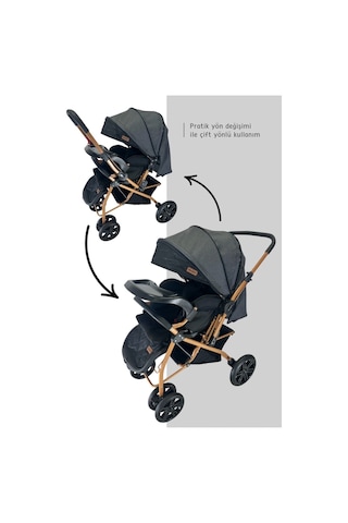 Bebegold  Çift Yönlü Bebek Arabası