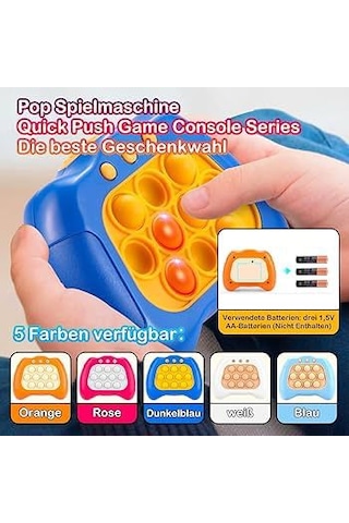 Quick Push Elektronik Popit Konsol Işıklı Sesli