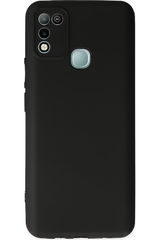 Newface - 749 - İnfinix Hot 11 Play Kılıf First Silikon - Csmo-tex - - Siyah Sıyah