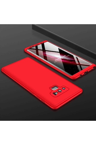 Galaxy Note 9 Kılıf Zore Ays Kapak Kırmızı