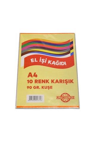 Altınyıldız El Işi Kâğıdı A4 10'Lu 243726