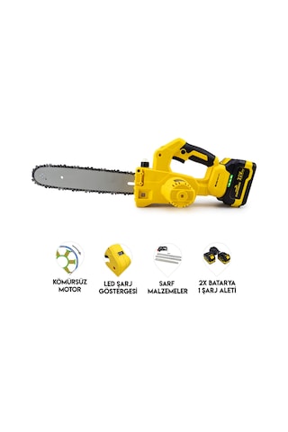 Dawreek DW12 Şarjlı Ağaç Kesme Makinesi