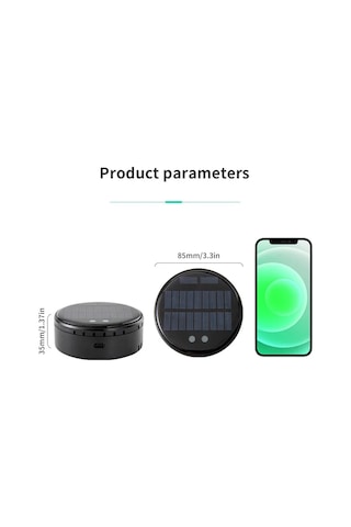 Solar/usb Araç Hava Temizleme Cihazı Otomatik Temizleme Koku 1 Adet