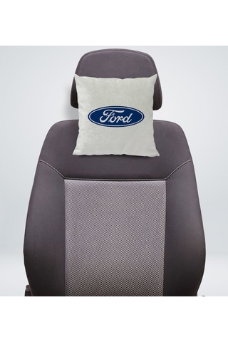 Bk Gift Ford Tasarımlı Kare Araç Koltuk Yastığı-1