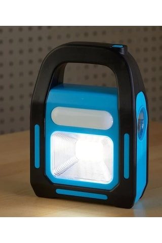 Noas Yl05 7000 Bitez Şarjlı Solar Güneş Enerjili Led El Feneri Beyaz