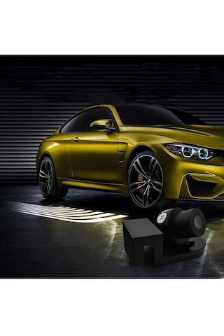 Wondernest 2 Adet Dc 8-36v Hayalet Gölge Melek Kanat Projeksiyon Lamba Araç Kapı Led Karşılama Işığı Beyaz Beyaz Işık