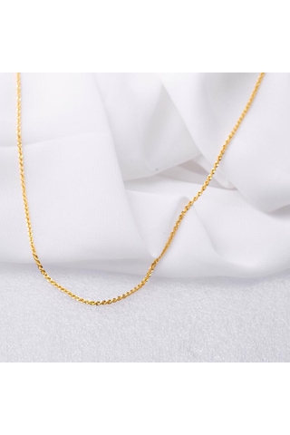 Bilezikci Burgu 14 Ayar Altın Zincir 50 CM 14HL501