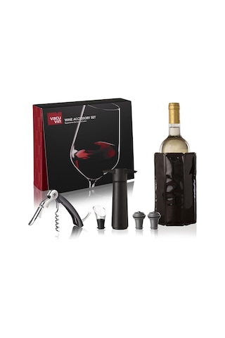Vacu Vin Experience 6 Parçalı Şarap Seti, Şarap Pompası, Şarap Boşaltıcı, Garson Bıçağı, Yedek Tıpa, 68897