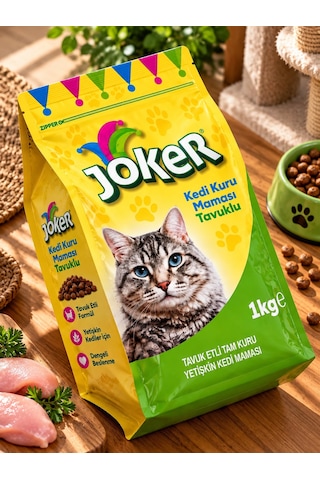 Joker Kedi Kurumaması Tavuklu