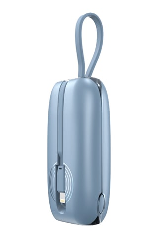 Linktech Mp09 9600 Mah Type-c / Lightning Kablolu 22.5w Powerbank Pd3.0 Mavi