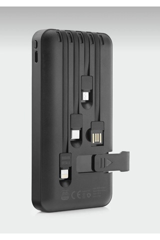 Pr120 10.000 Mah. - Taşınabilir Şarj Powerbank Standlı 3 İn 1