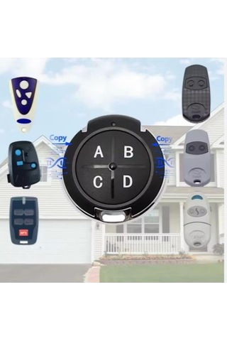 Akıllı Kopyalanabilir Araba Ve Garaj Kumandası 433mhz - Yuvarlak