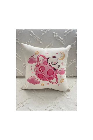 Dudu Bubu Dekoratif Yastık Kılıfı Pembe Pembe