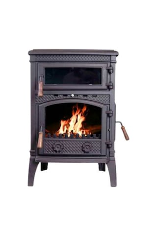 TDS Sırus Dik Fırınlı Döküm Şömine Kuzine